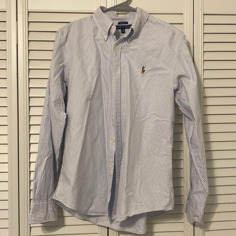 NBW Ralph Lauren Seersucker Collared Shirt